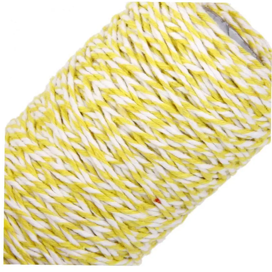 1 Pack 100M Twine Cotton String Rope Durable Thin Cord for Gift Wrapping DIY Arts Crafts Supplies Yellow | Дом и сад