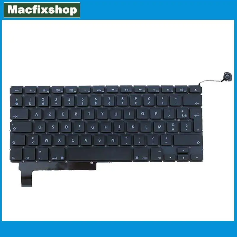 Замена клавиатуры Azerty для ноутбука A1286 2009 2010 2011 2012 Macbook Pro 15 4 дюйма FR французская