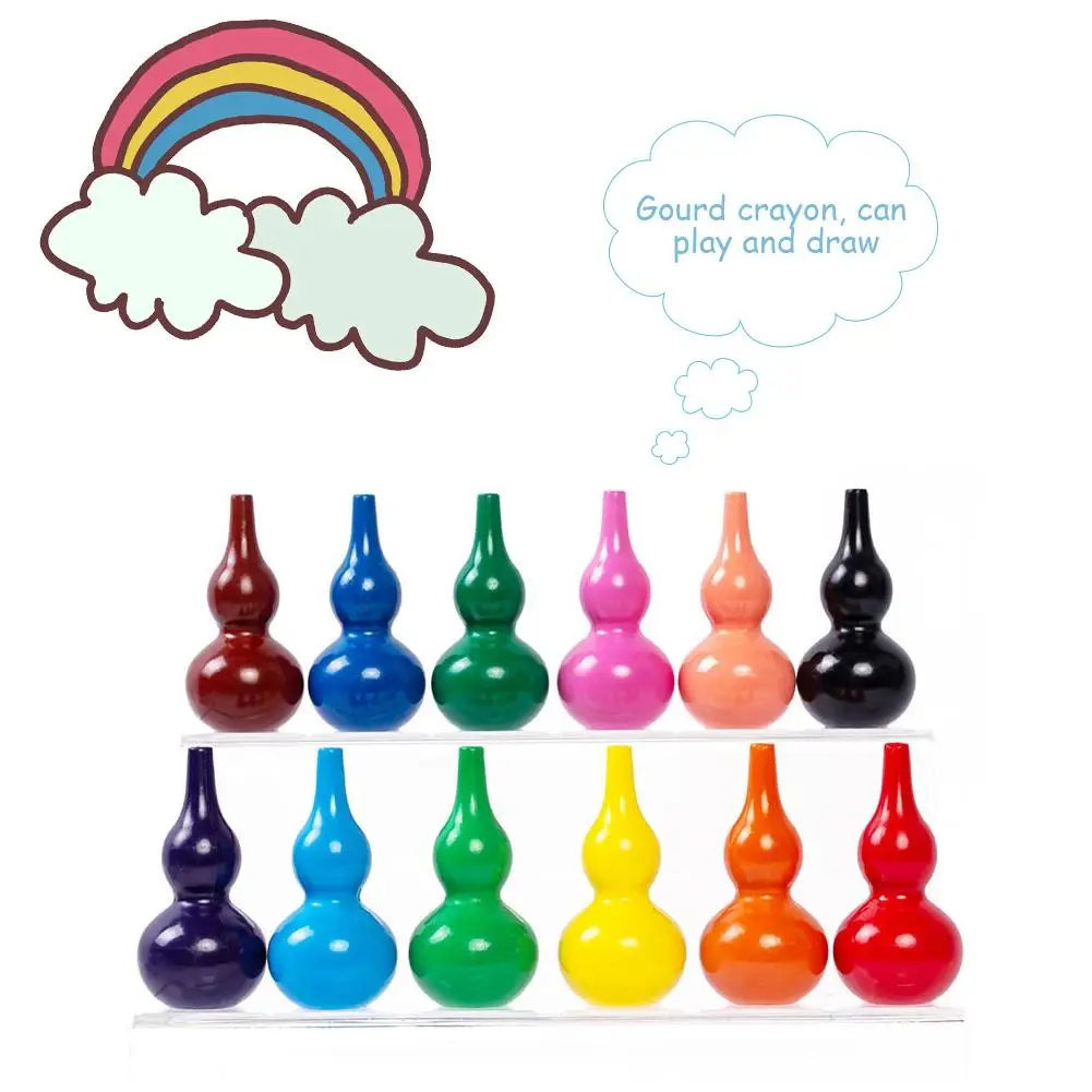 Новинка 2019 набор мелков для малышей моющиеся цветные карандаши пальцев с 9