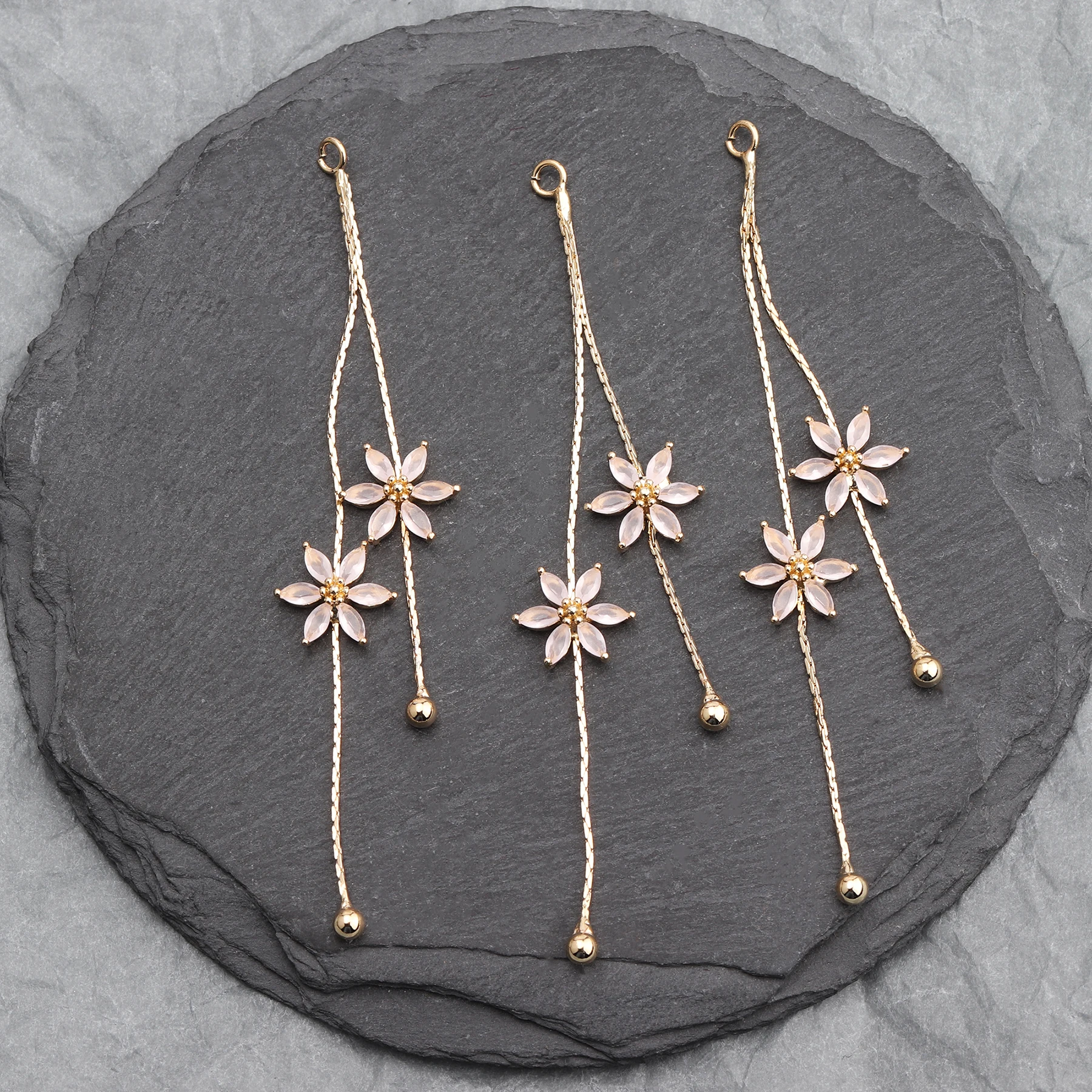 

GUFEATHER M579,jewelry accessories,18k gold plated,0.3 microns,zircon,jewelry findings,jewelry making,diy earrings,10pcs/lot