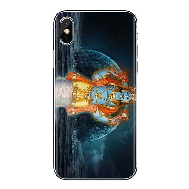 Винтаж Кришна Аватар индуистский Бог для iPhone XS Max XR X 4 4S 5 5S 5C SE 6 6S 7 8 плюс samsung Galaxy J1 J3