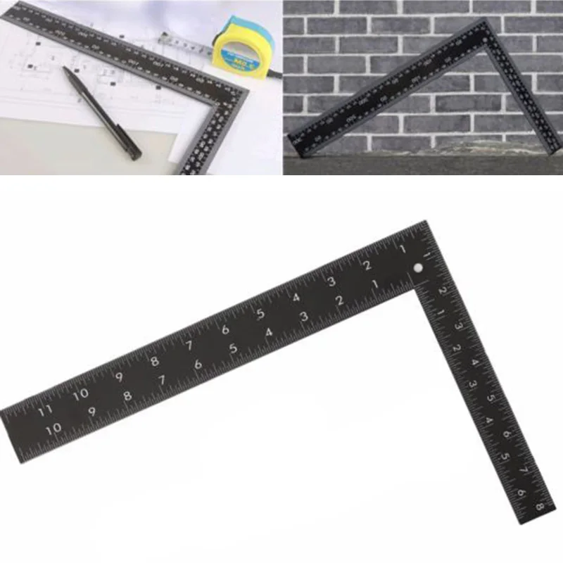 20x30cm Carpenter Ruler Steel Roofing Square Dual Marking Right Angle Framing | Инструменты