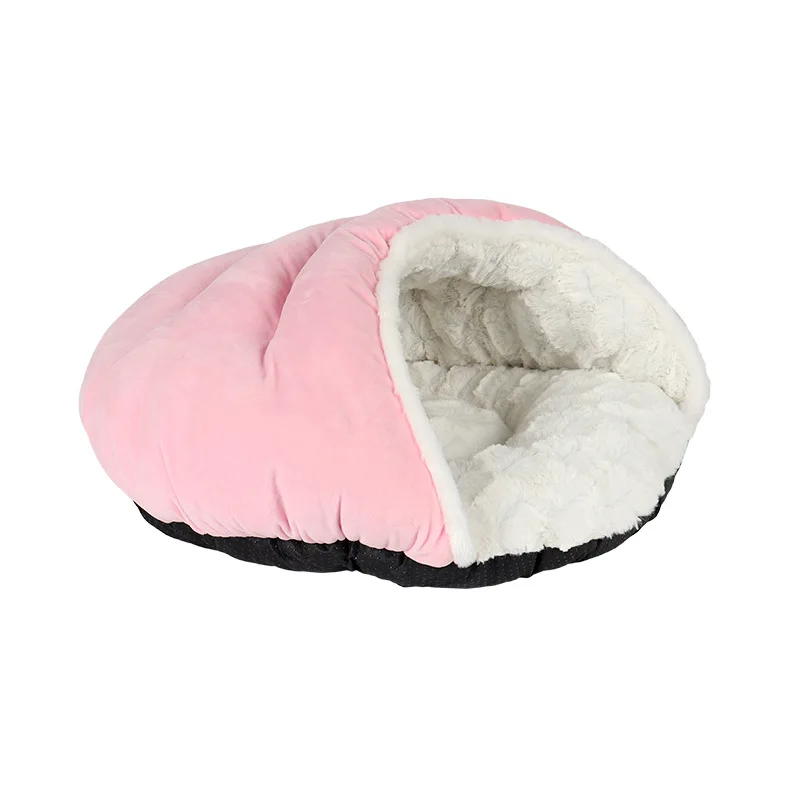 

Small and Medium-sized Semi-enclosed Slippers, Pet Litter, Cat Litter, Dog Litter, Plush Cat Sleeping Bag Plus Velvet Padded Pet