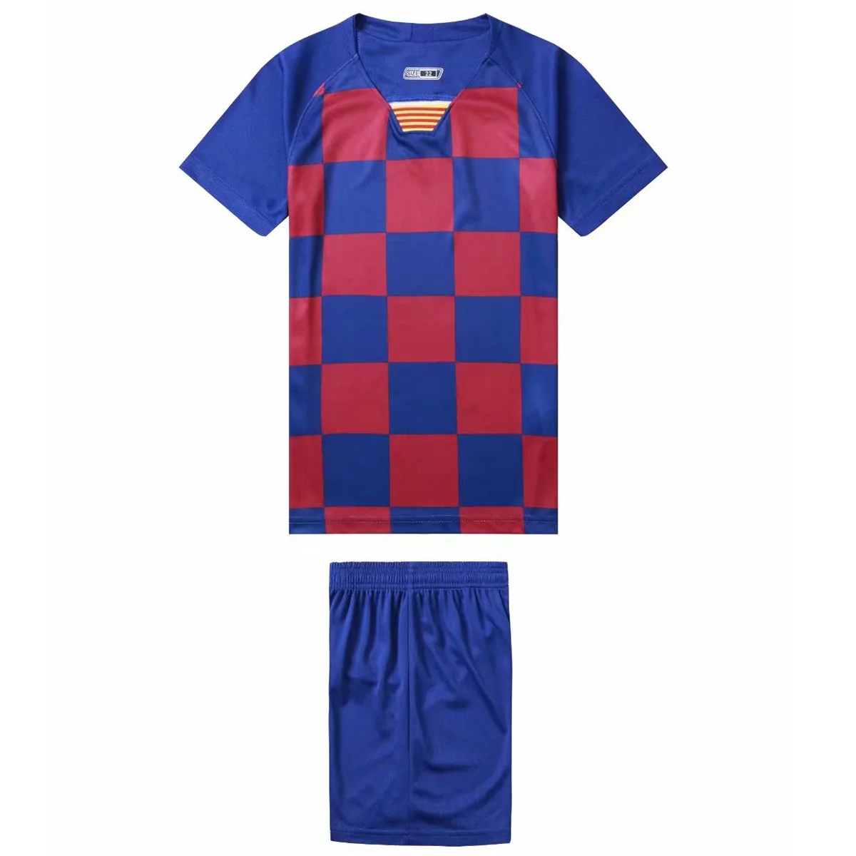 19-20детские футбольные майки Костюмы для состязаний командные костюмы футбольный