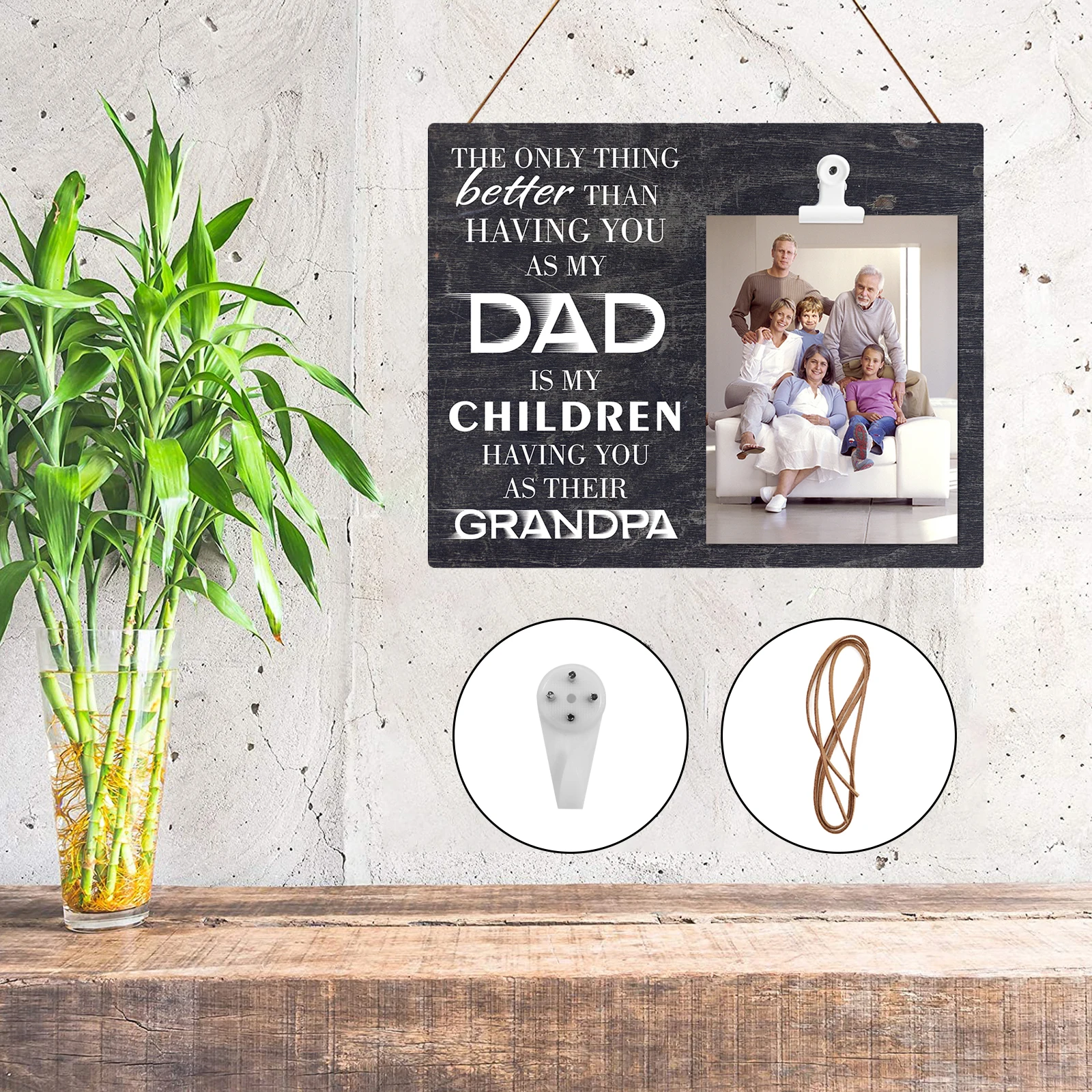 

Wooden DIY Picture Frame Decorative Stand Frame Wooden Picture Photo Frames for Living Room Painting Wall Art Home Decor