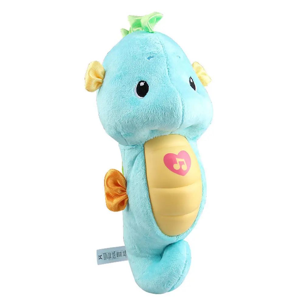 Cozfay Бесплатная Прямая поставка голубой розовый мягкий и светящийся морской конь