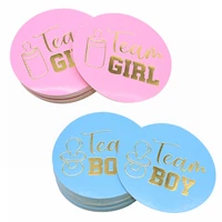 2448pcs team boy team girl stickers boy or girl vote sticker for gender reveal party creative decoration baby shower supplies 6
