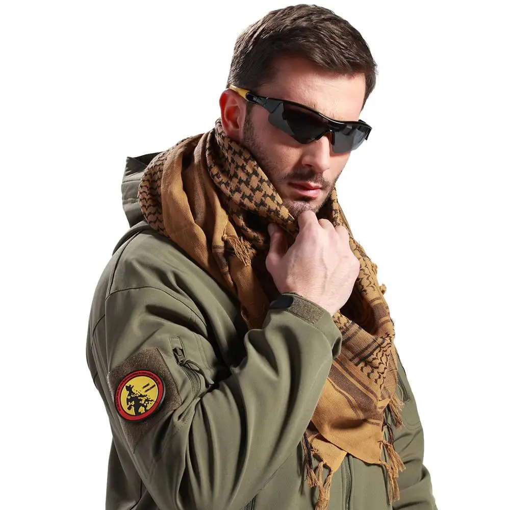 15 цветов военный шема шарф Тактический Арабская Куфия арабский хлопок 1 шт|cotton