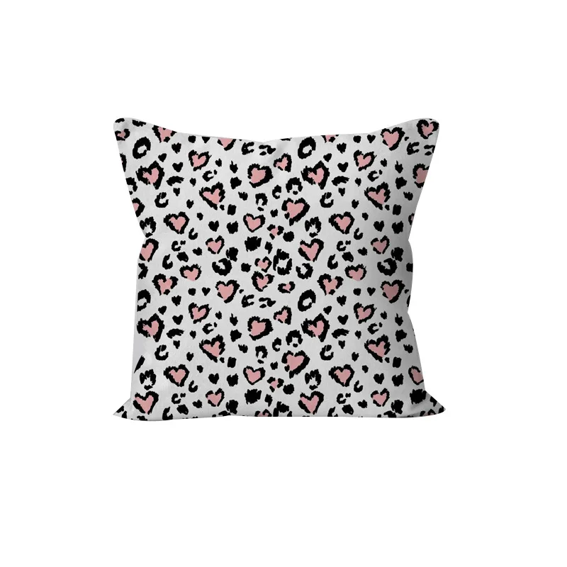 

Pink Feather Pillowcase Decorative Sofa Cushion Case Bed Pillow Cover Home Decor Car Cushion Cover Cute Pillow Case 45*45cm