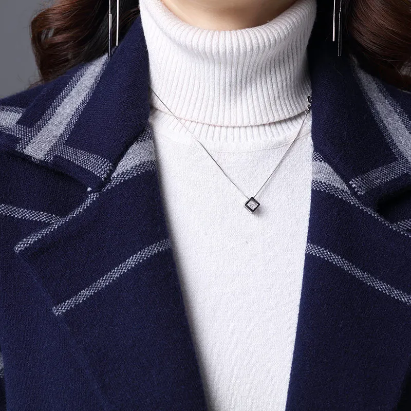 Женский вязаный свитер кардиган пальто новинка 2019 Повседневная ветровка