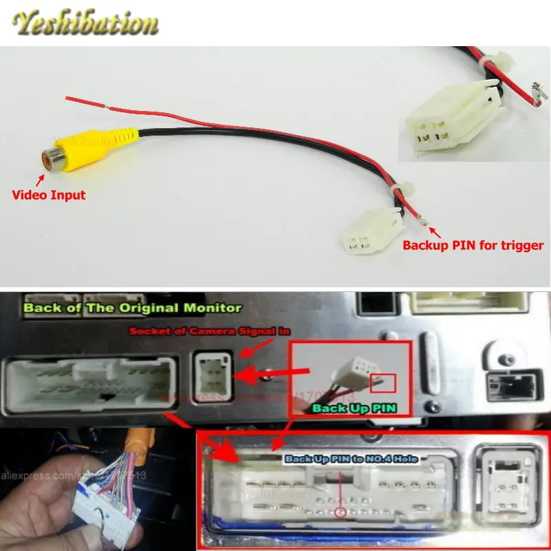 Автомобильная камера заднего вида для Mazda CX-7 CX7 CX 7 2007 ~ 2013 RCA и оригинальный экран |