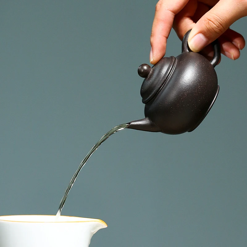 Новинка 100 мл чайный набор черный глыбы пески горшок 188 отверстий в форме шарика