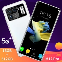 xiao m12 pro 6 7 inch 16512gb 1632mp andriod 10 smart phones global 5g lte bands white black face unlock mobilephones celular