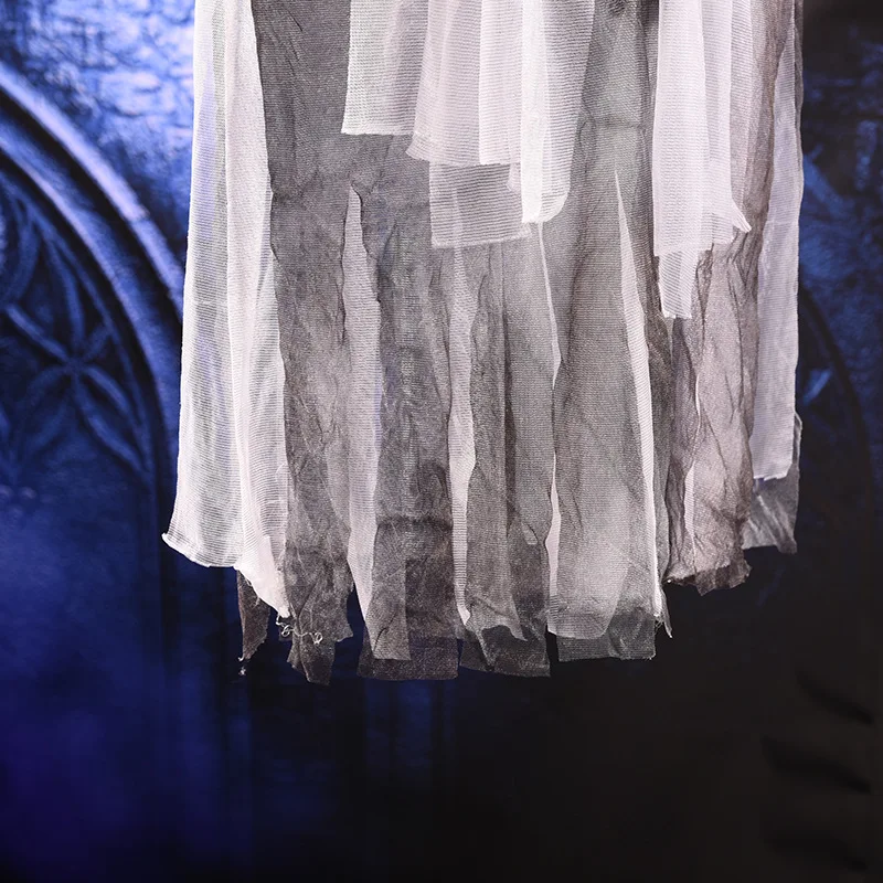 Хэллоуин висит призрак ведьмы подвесное украшение Электрический череп голос