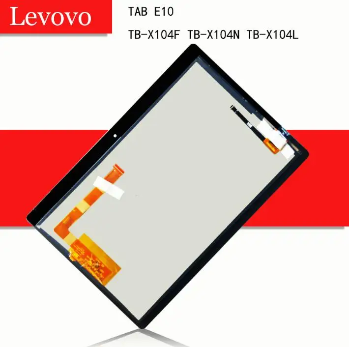 10," для lenovo TAB E10 E 10 TB-X104F TB-X104N TB-X104L TB X104 Сенсорный экран дигитайзер с ЖК-дисплеем Дисплей в сборе - Цвет: Lcd with touchscreen