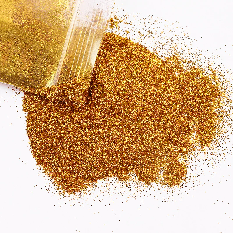 

10g Gold Silver Shiny Nail Glitter Powder Flakes Dust Sparkly 0.2mm Sequins Chrome Pigment Polish Manicure Nail Art Decorations
