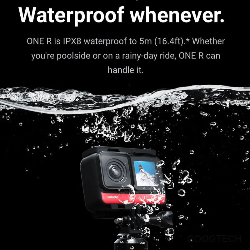 Insta360 ONE R VR панорамная камера 4K 5 7 K водонепроницаемая Спортивная экшн для iPhone Android