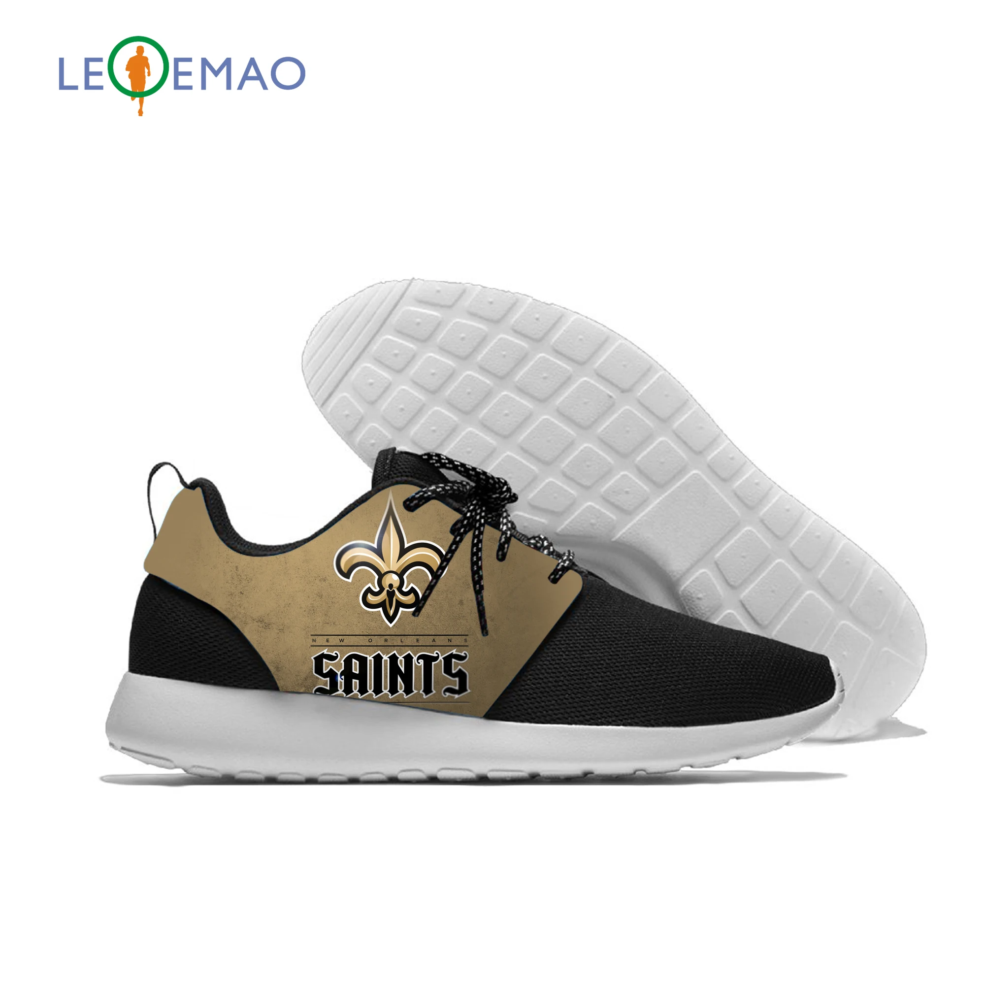Кроссовки из сетчатого материала дышащие Saints для отдыха Новый Орлеан футбольные