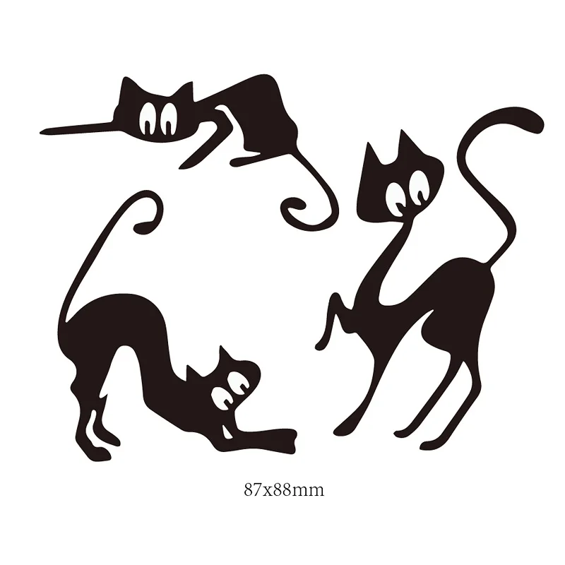 Lovely Cat and Mouse Series Metal Cutting Dies Decorative Scrapbooking Steel Craft Die Cut Embossing Paper Cards Photo | Дом и сад