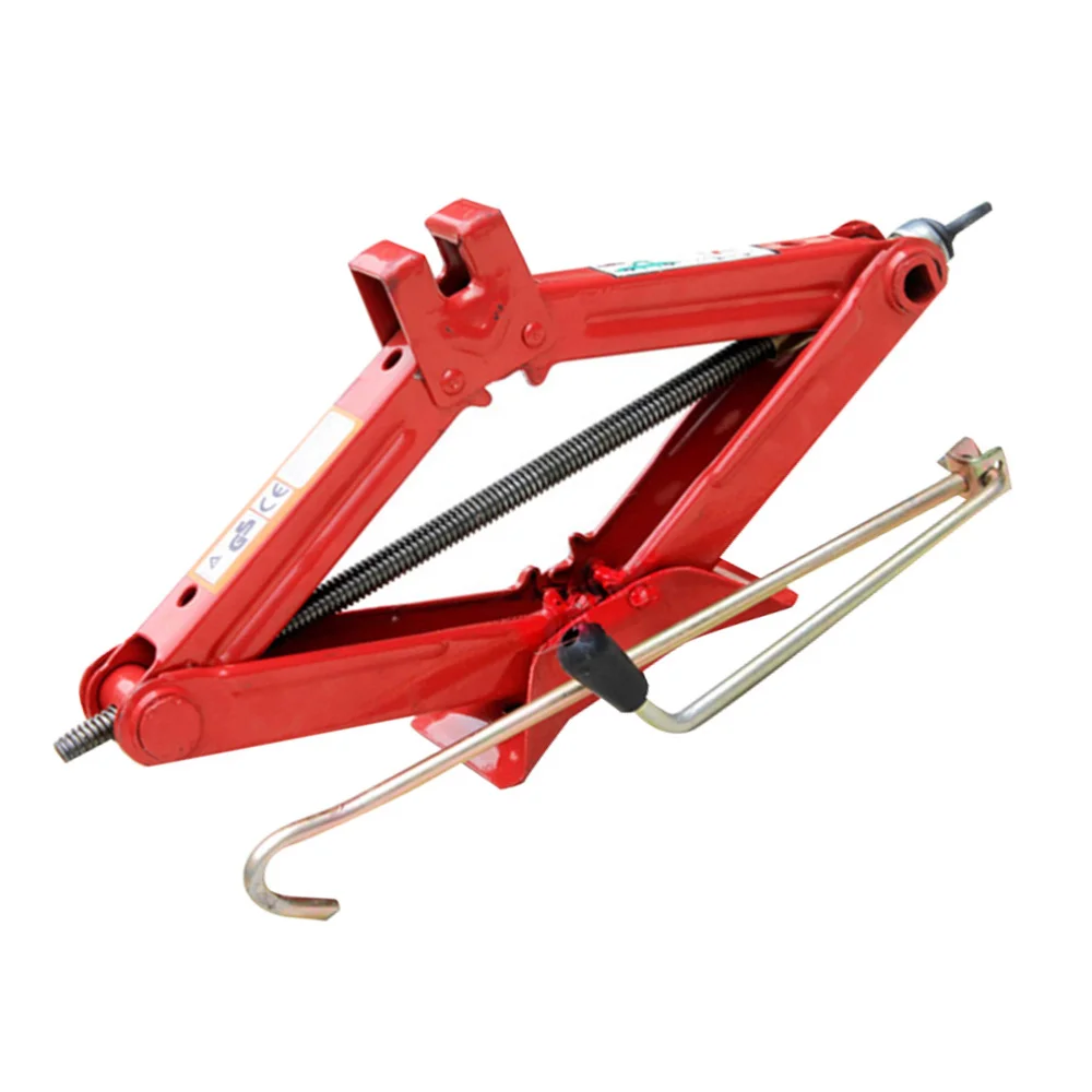 

Heavy Duty Steel Scissor Jack 2 Ton Car Auto Changing Tires Tools (Red)