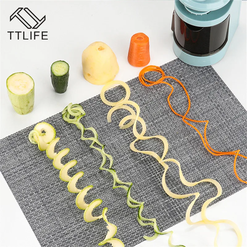 TTLIFE ручной овощерезка фруктовый резак многофункциональный спиральный картофель Морковь Огурец Терка салат кухонный инструмент посуда