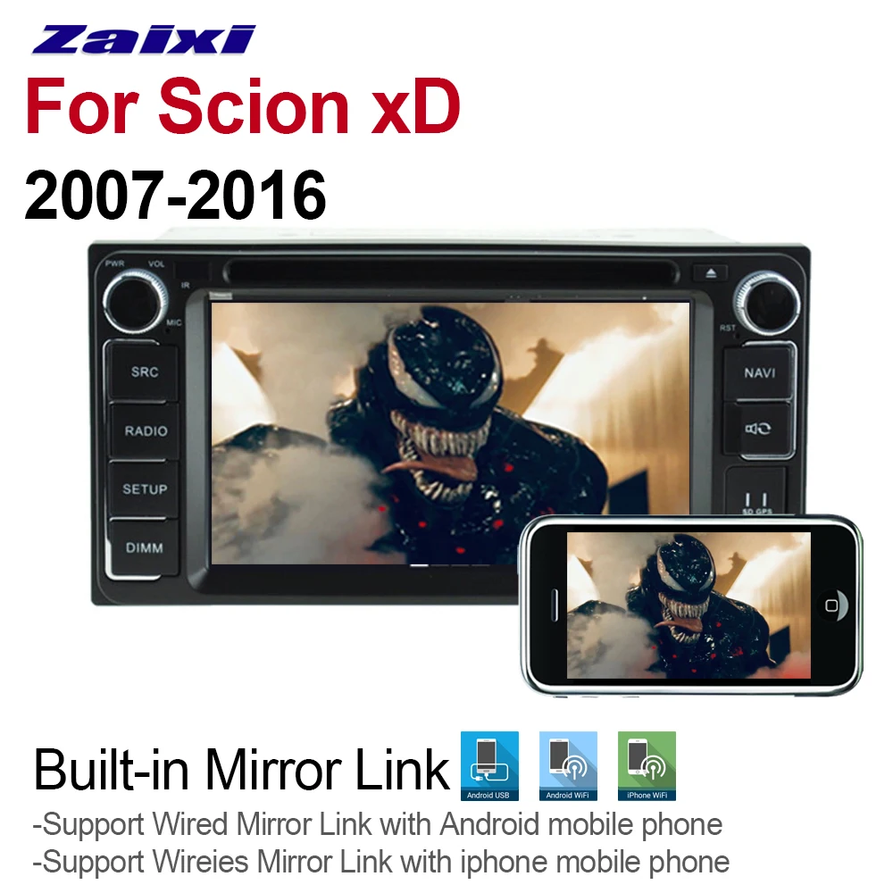 Автомобильные аксессуары для Scion xD 2007 ~ 2016 GPS Android навигация DVD мультимедийный