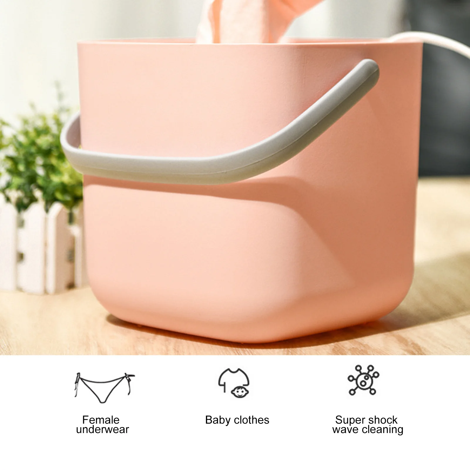 Портативная стиральная машина ультразвуковая пузырьковая портативная