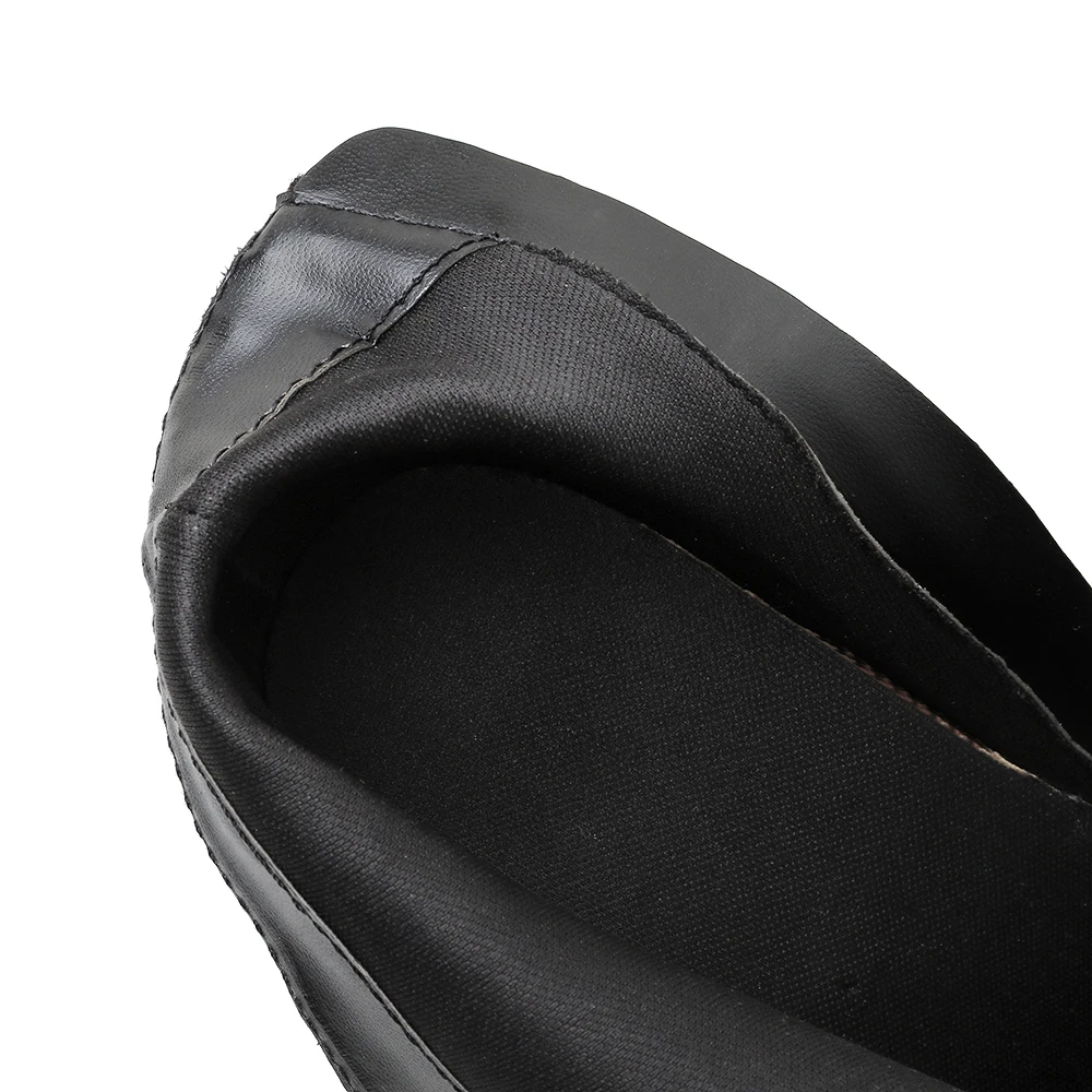 

NIUFUNI 2019 Fashion Black Ankle Boots Pointed Toe Chunky Heel Shoes Woman Zipper Flock Autumn High Heels Plus Size Botas Mujer