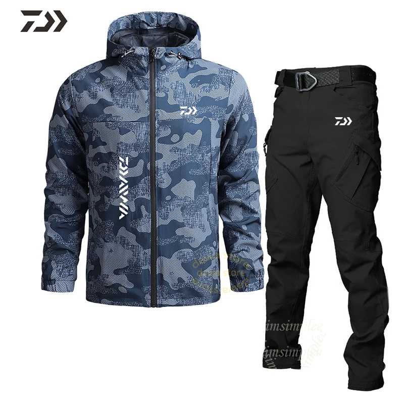 Рыболовный костюм Мужская одежда для рыбалки водонепроницаемые штаны дышащая