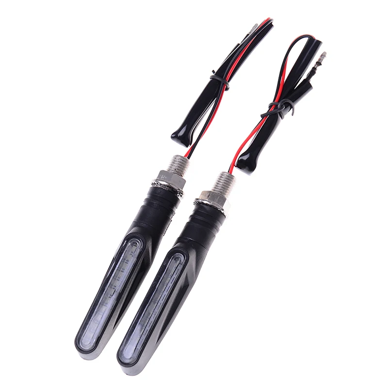 

1Pc Universal Flowing Motorcycle Motorbike LED Turn Signal Indicator Light