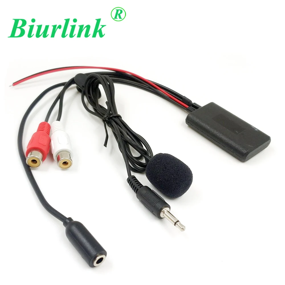 Универсальный автомобильный радиоприемник Biurlink 3 5 мм аудиоразъем RCA Bluetooth