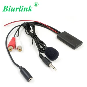 Универсальный автомобильный радиоприемник benchlink, 3,5 мм, RCA, аудио, AUX вход, Bluetooth, микрофонный кабель для Pioneer, Hyundai, Nissan, Mazda