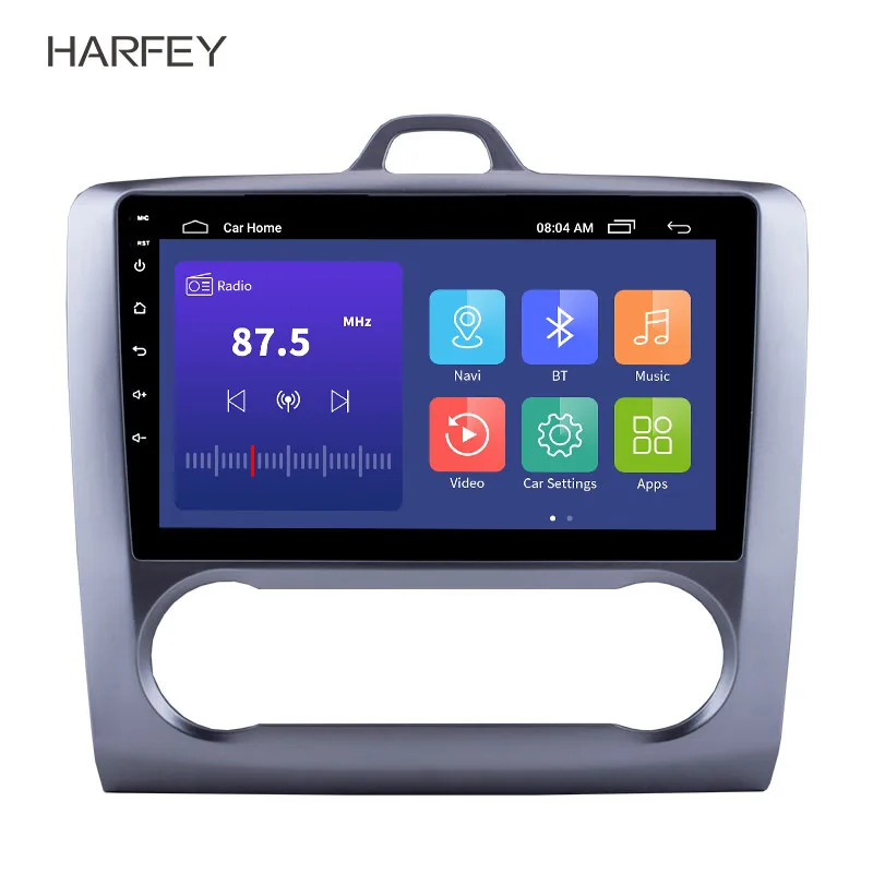 Автомагнитола Harfey 2 DIN Android 9 1 GPS навигация сенсорный экран четырехъядерный