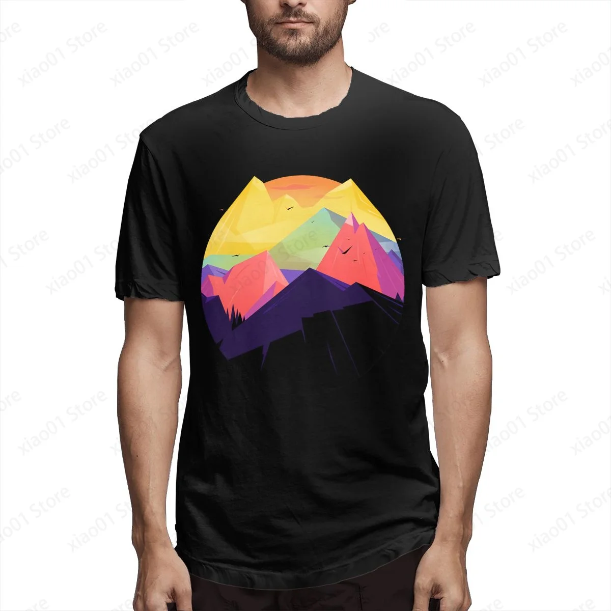 

Oh The Mountains T Shirt Men Women Graphics Harajuku T-Shirt Creativity Short Sleeve Tee Tops