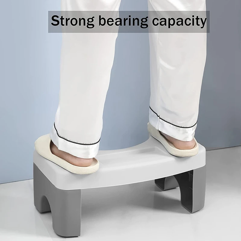 Toilet Stool Poop Adult Foldable Step Easy Wash and Store Spliceable Squatting |