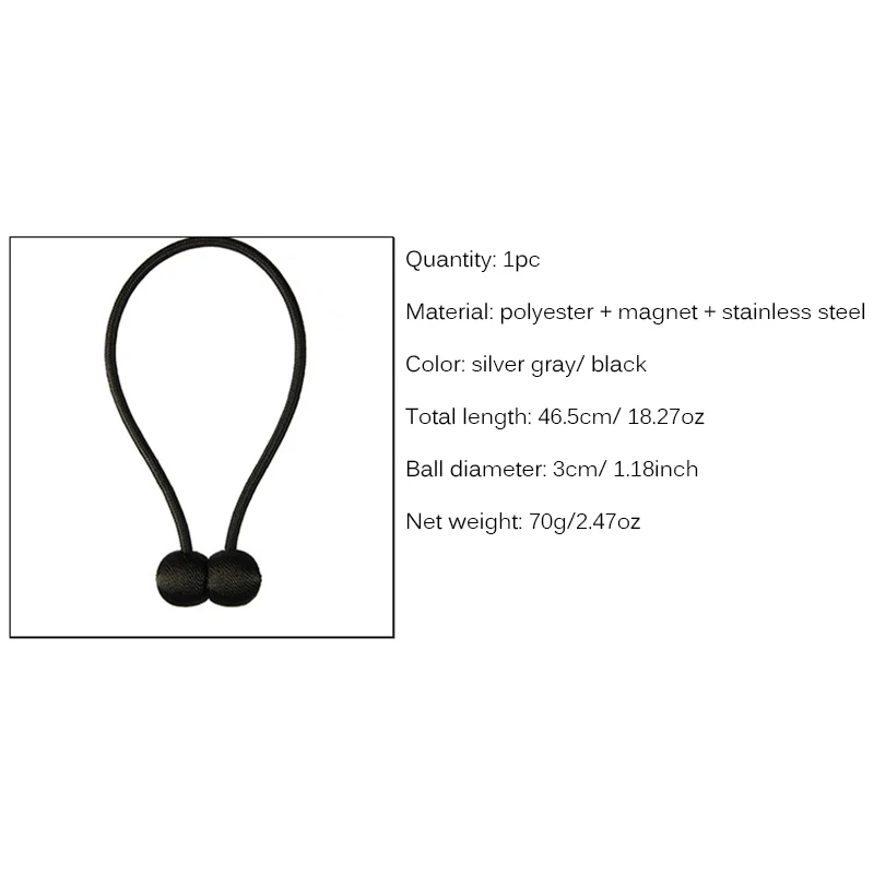 Горячие пряжки для занавесок 2020 новейшие магнитные жемчужные шаровые шторы Tiebacks