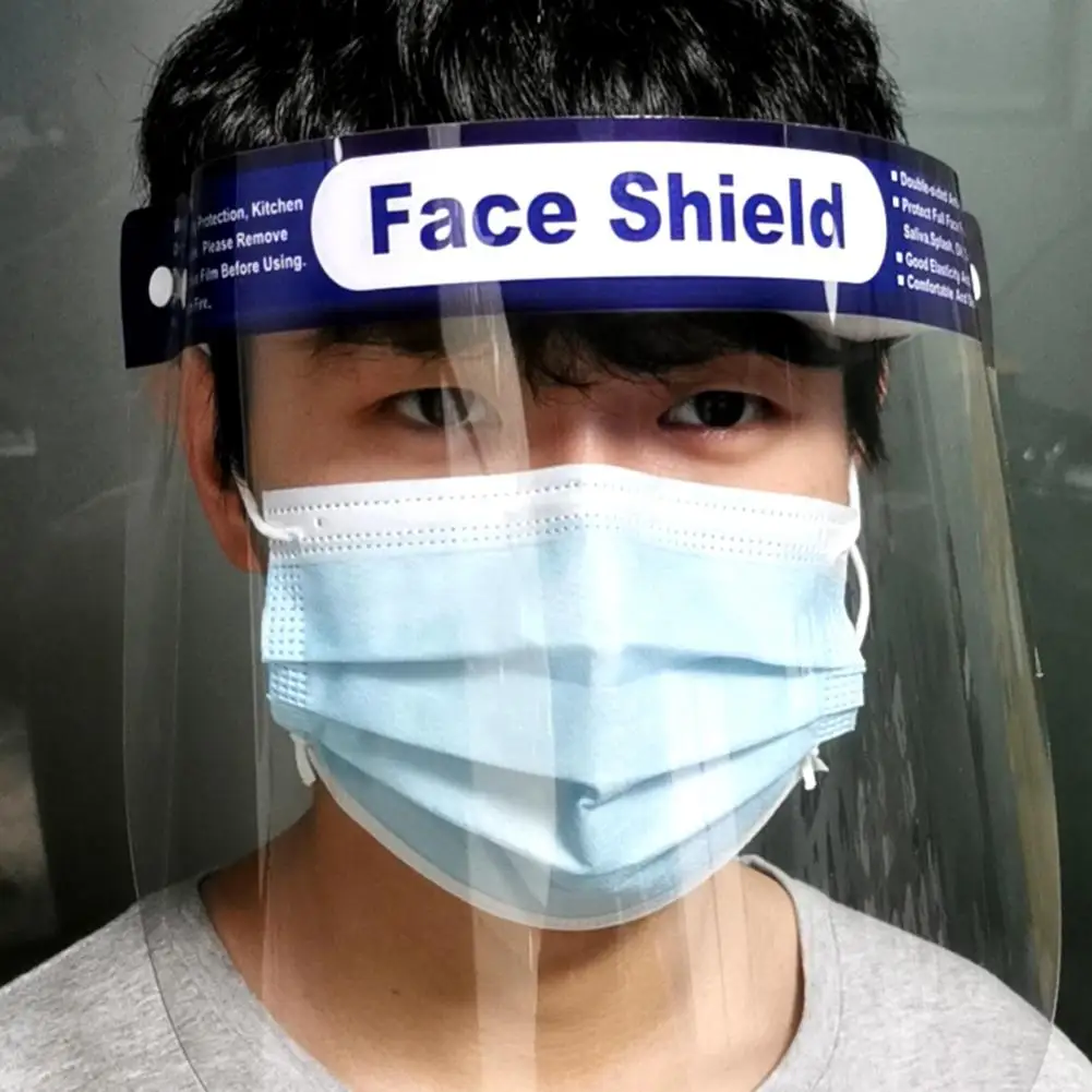 

10PCS Face Shield Protection Full Face Shield Clear Face Anti-Fog Anti-Droplets Protection Safety Transparent Face Eyes Protect