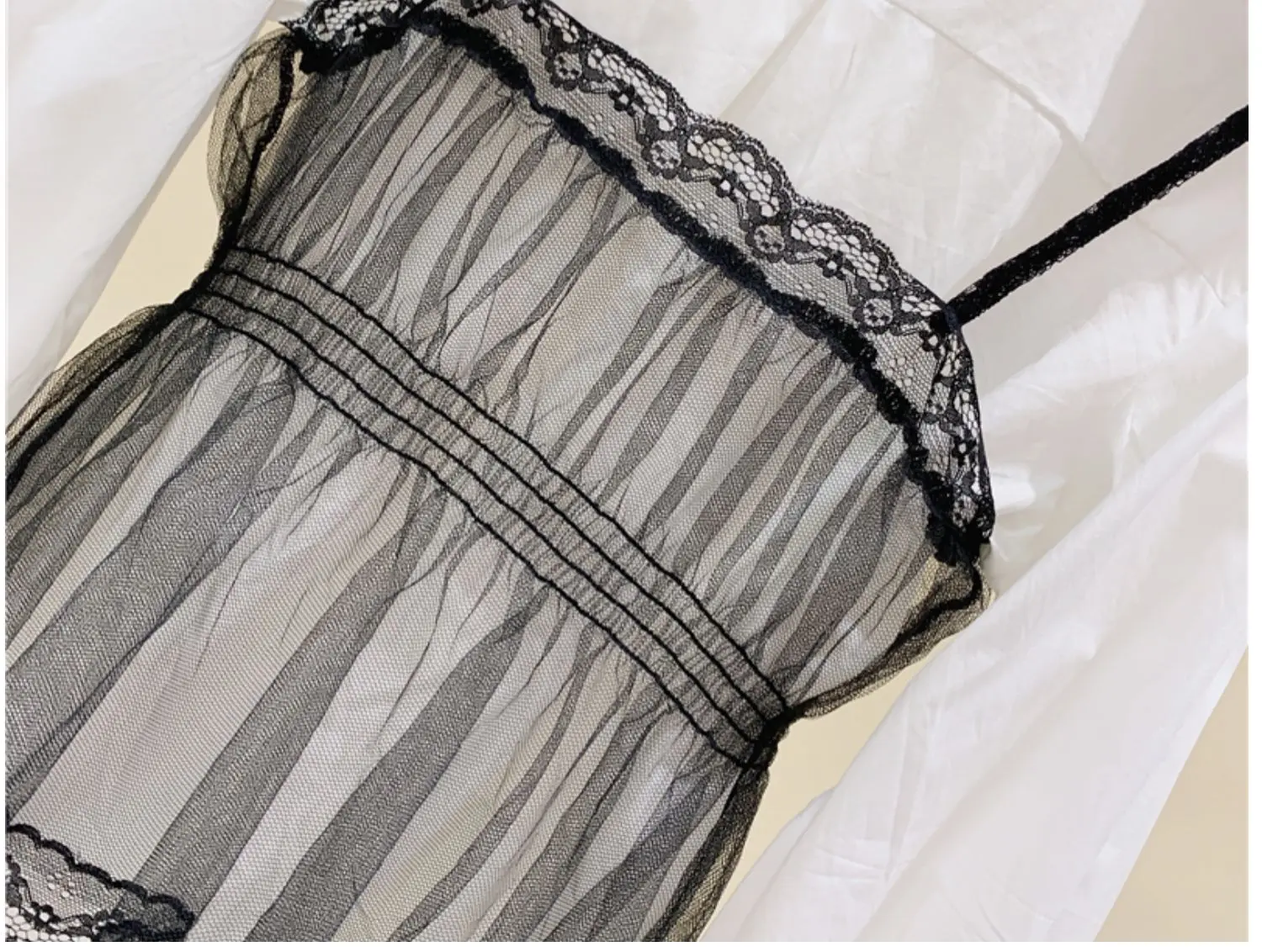 

2021 Spring Fall New Loose Long Sleeves Women Shirt Lace Two-Piece Sling Ladies Top Fashion Simple Plus Size Office Lady Blouse