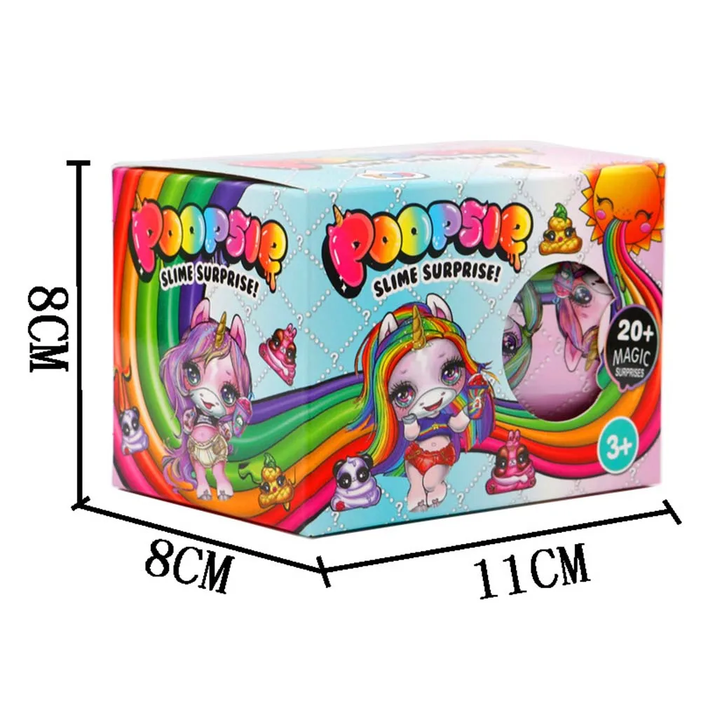 LOLo Squeezing unicorn jar sparkle splitter Poopsie Slime surprise dolls soft relief stress Kids Toys Birthday Funny girl Gifts | Игрушки и