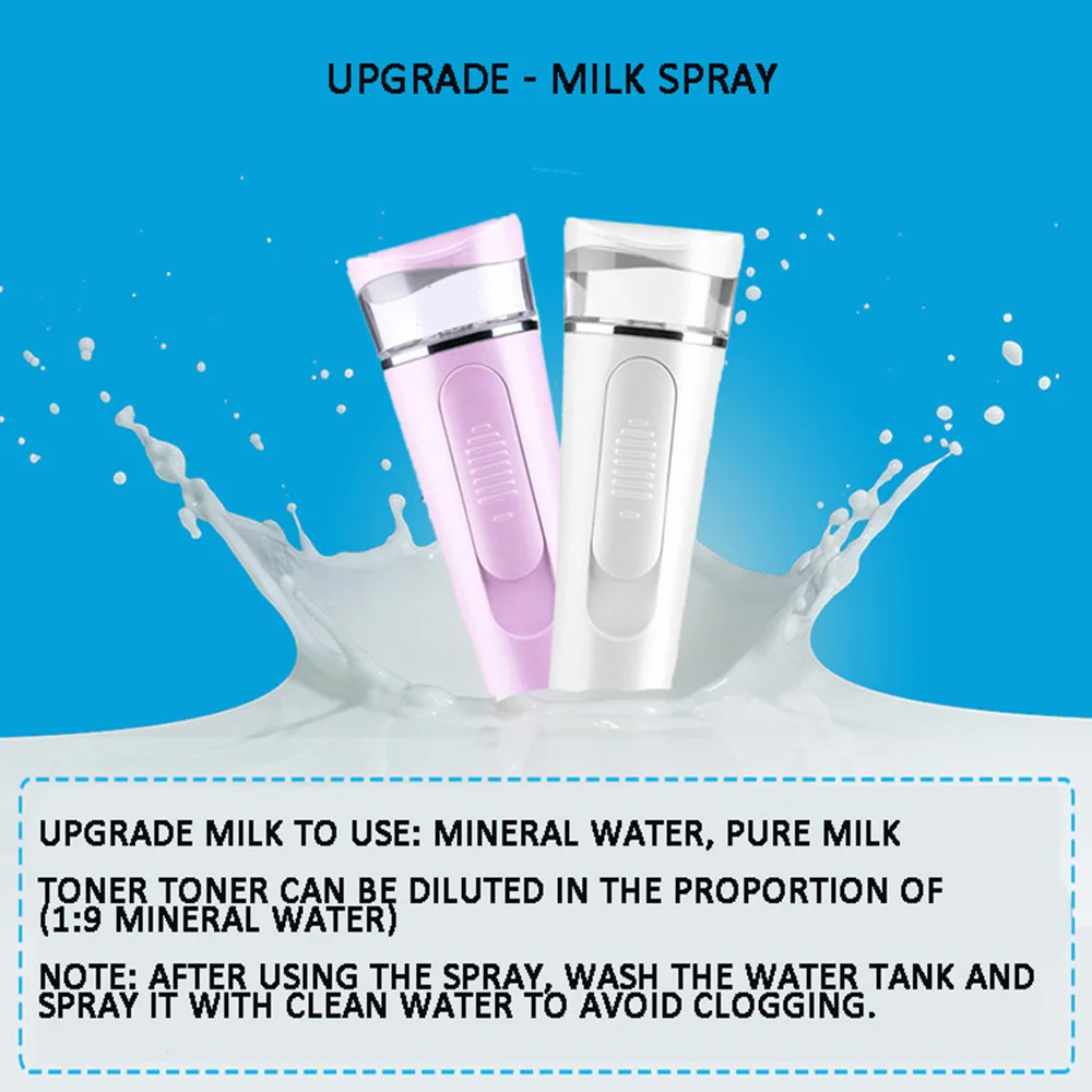 Новый портативный удобный спрей для ухода за кожей лица распылитель пара