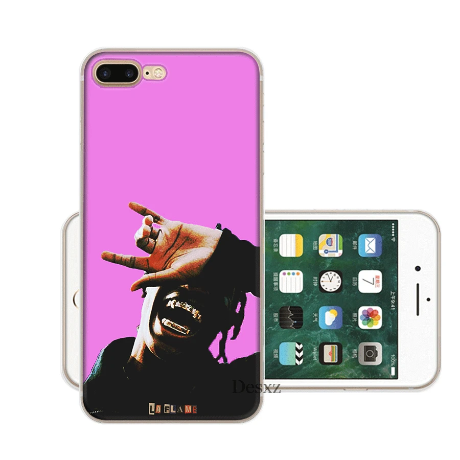 8 Мобильный чехол для телефона Iphone X XS Max XR 6 6S 7 8 Plus 5 5S SE жесткий чехол Трэвиса Скотта хип-хоп - Цвет: 8