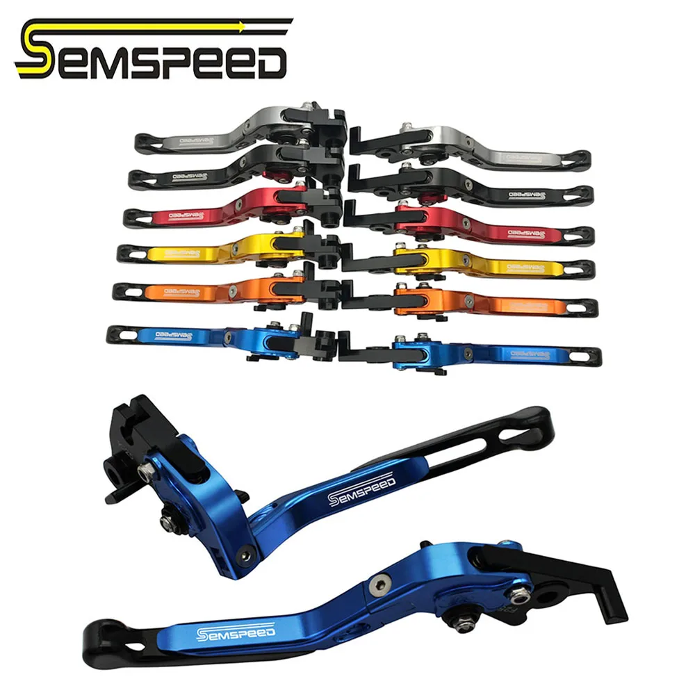 SEMSPEED CNC складной выдвижной тормоз сцепления ручки для Kawasaki ZX10R ZX 10R 2006-2015 2014 2012 2011