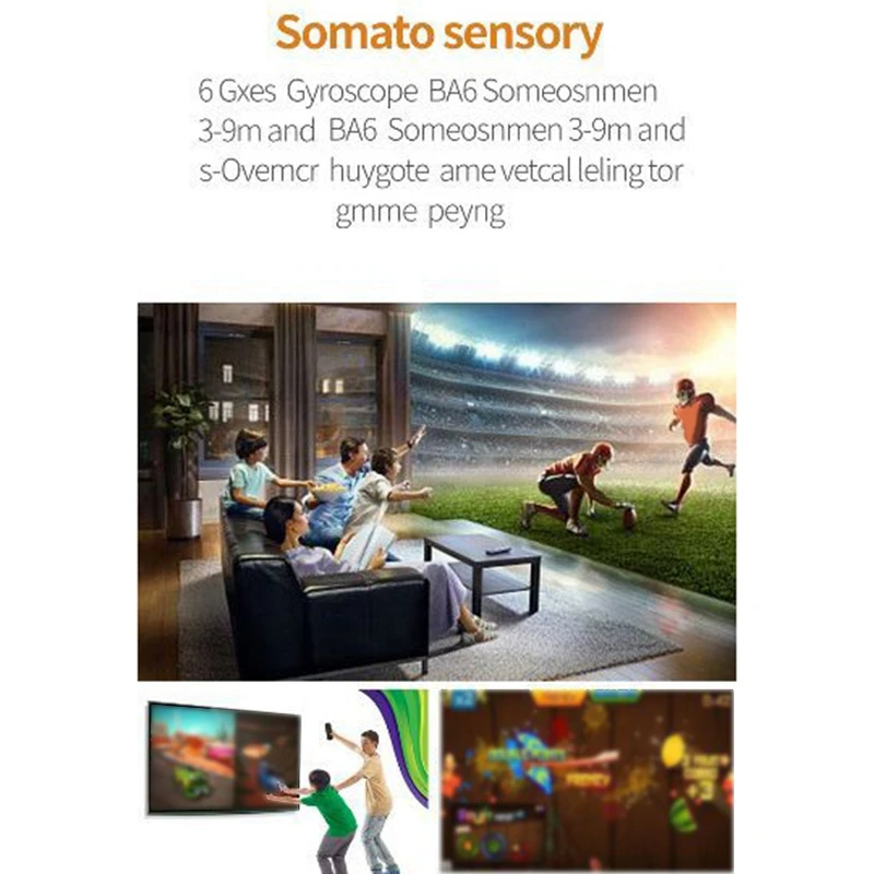 Беспроводная Летающая мышь M8 2 4 ГГц инфракрасный гироскоп соматосенсорная