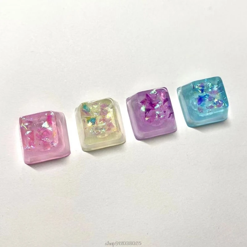 

Handmade Customized OEM R4 Profile Resin Keycap for Cherry MX Switches Mechanical Keyboard RGB Translucent Resin Keycap Ja27 21
