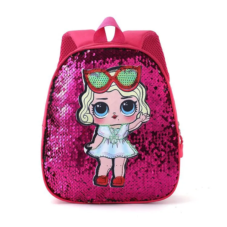 Cute Children's Sequin Backpack Bags 3-6 Years Lovely Kindergarten Kids School Bag Fashion Cartoon Baby Girls Handbags Knapsack