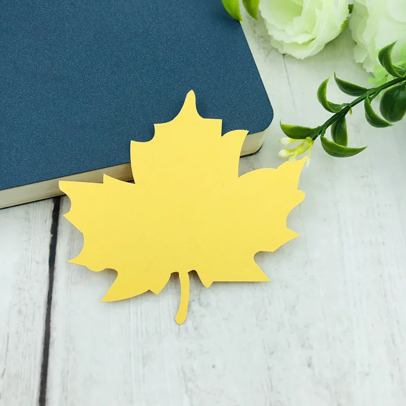 50 шт. карты желаний бутылки повесить подарок тег ремесла кленовый лист украшения