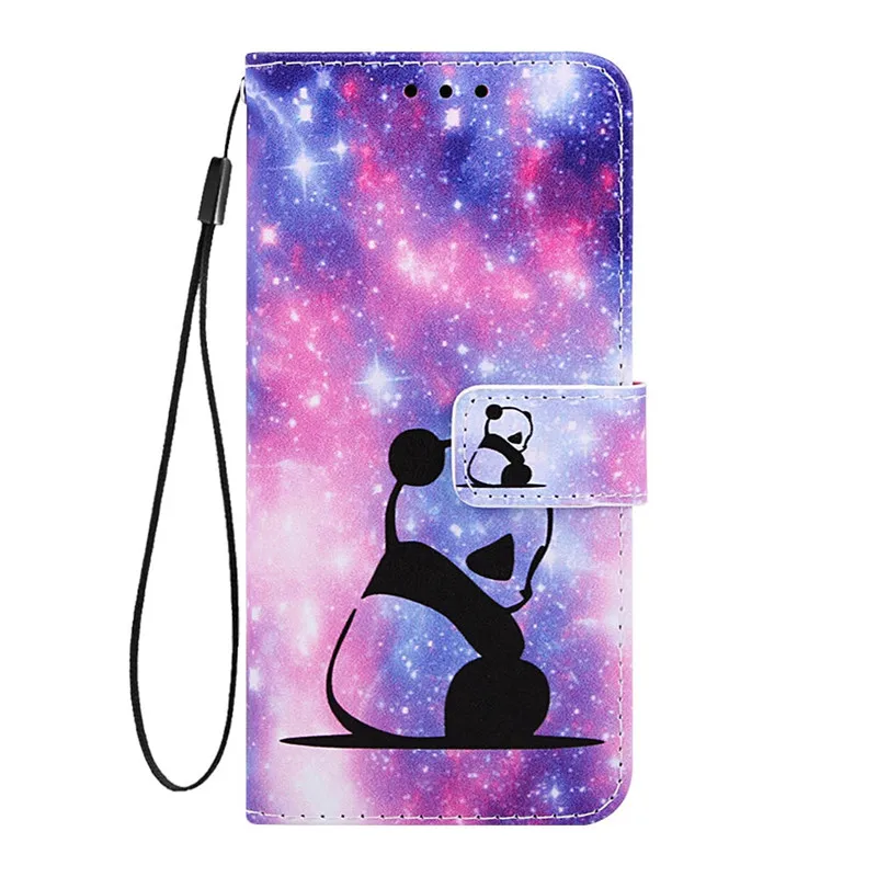 C Кожаный флип-чехол для samsung Galaxy A10 A20 A30 A40 A50 A70 A80 A20e A10s A30s A50s A20s чехол для телефона чехол-бумажник с рисунком и крышка - Цвет: C