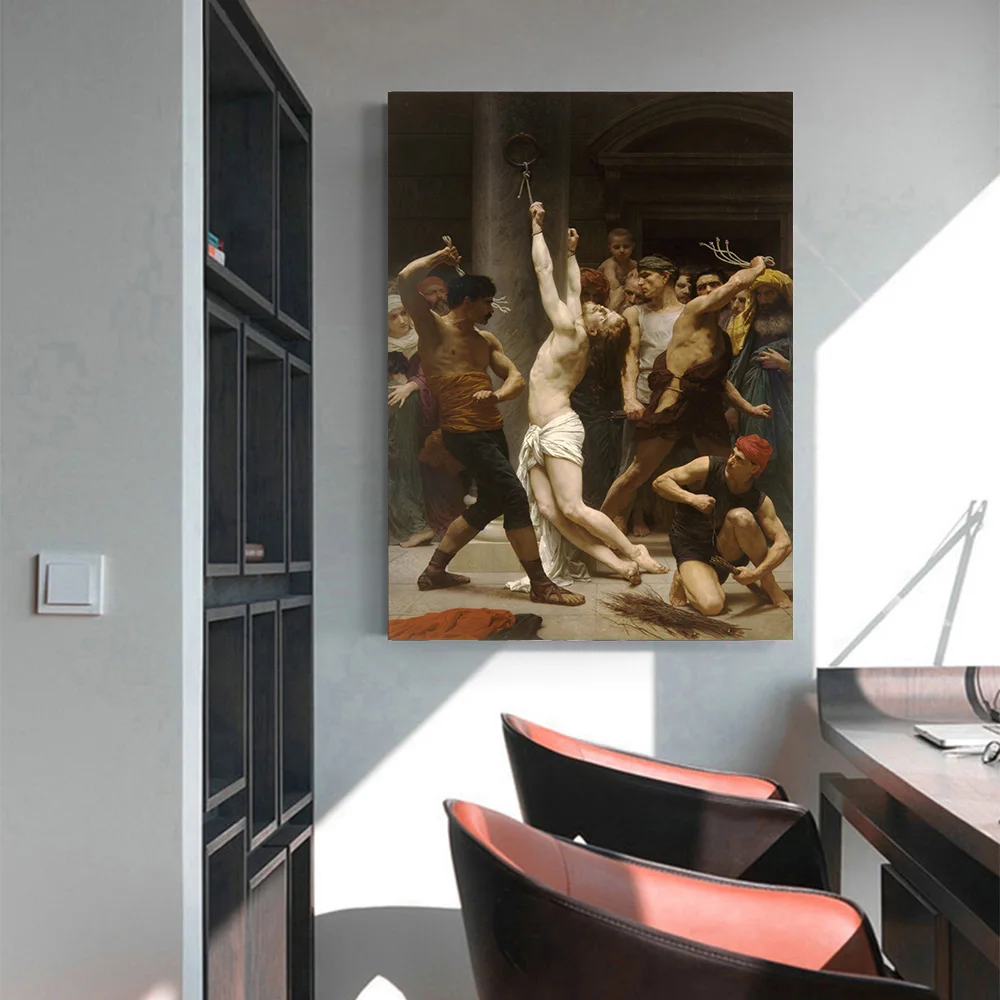 Цитон Холст Картина маслом Bouguereau flagфлагмент нашего лорда Иисуса Христа 》