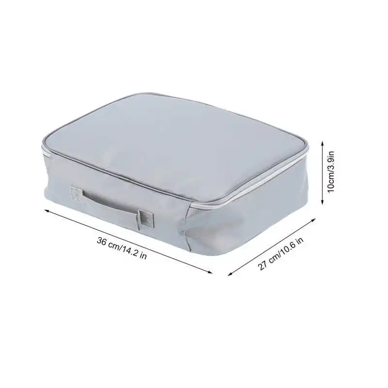 

Portable File Box Important Document Holder Fireproof Lightweight for Homes Offices Cars Safes Lockers for Camping Travel