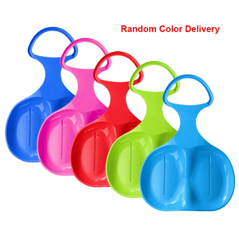 Прочные пластиковые зимние спортивные сани для снежной погоды лыжная доска